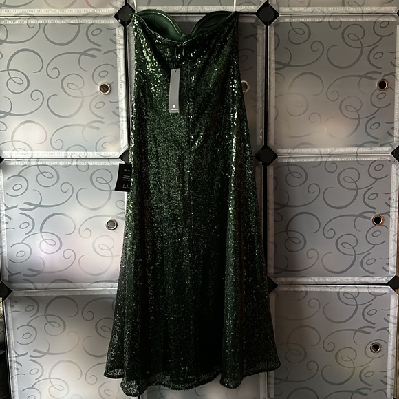 Lulus Strapless Sequin Dress - Picture 7 of 7